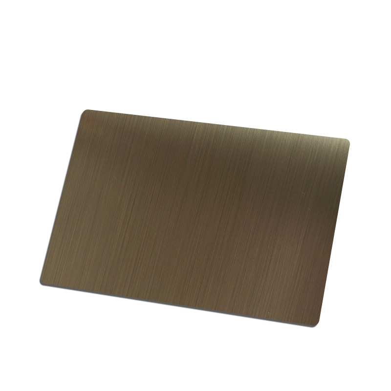 Stainless Steel Hairline Bronze Matt AFP Sheet