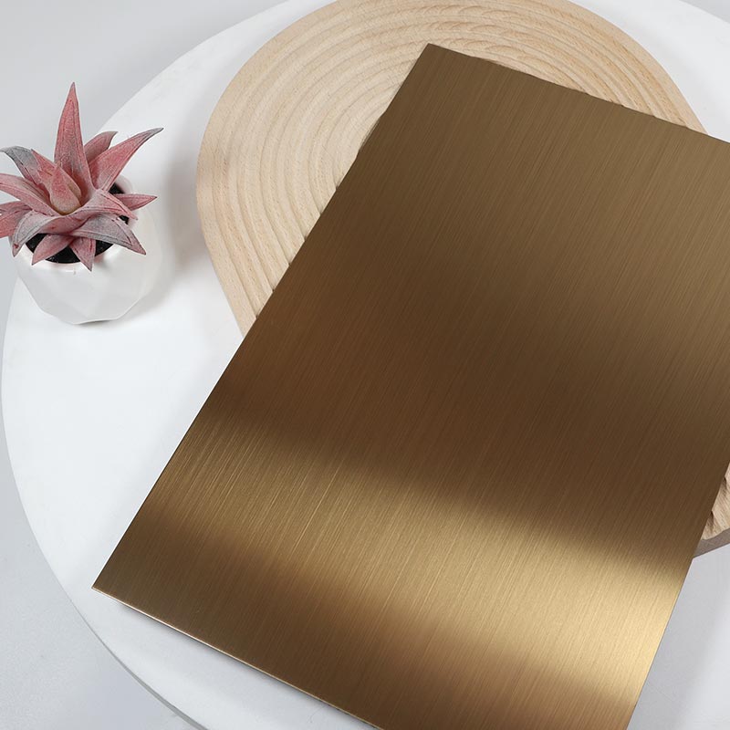 Stainless Steel Rose Gold Matt Sheet