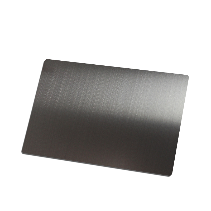 Stainless Steel Hairline PVD Black Matt AFP Sheet