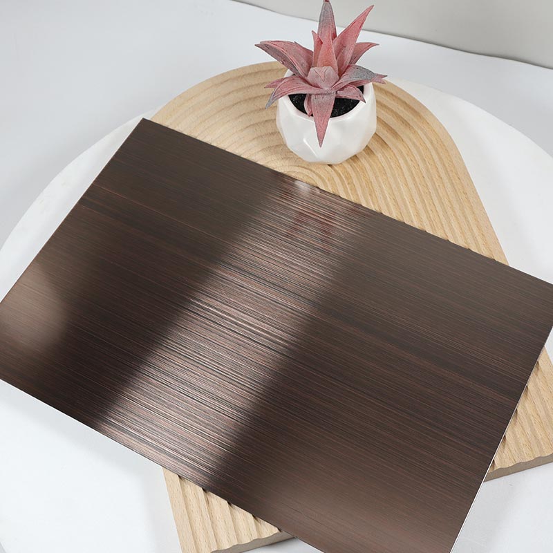 Stainless Steel Antique Copper Shiny Sheet