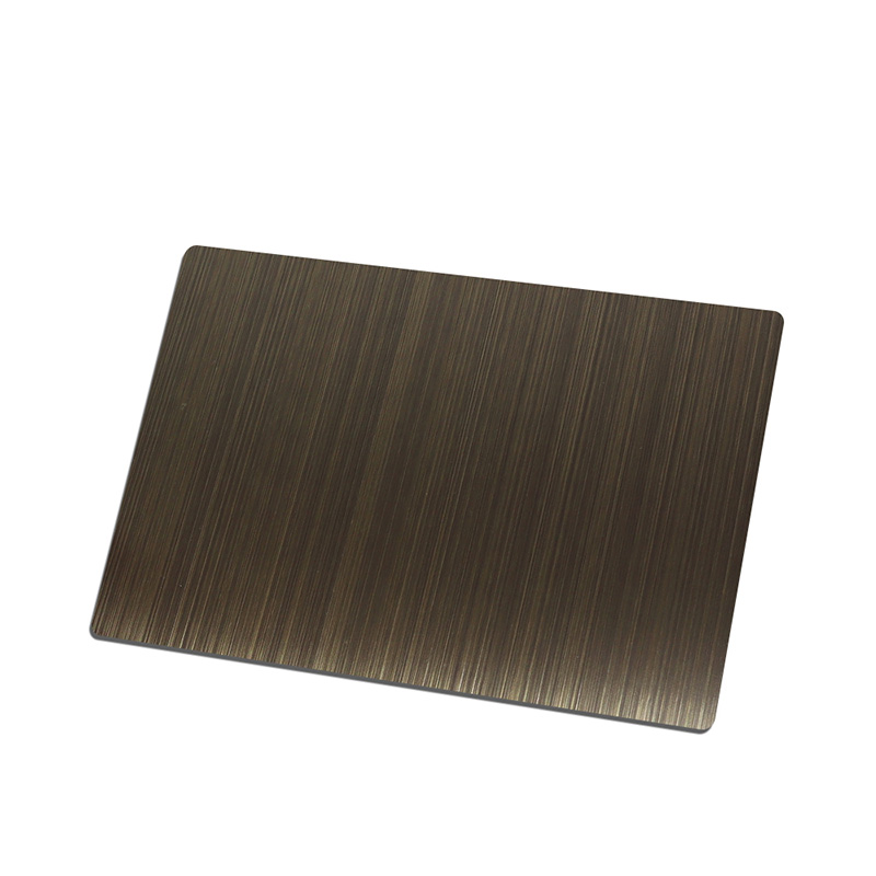 Stainless Steel Antique Bronze Shiny Sheet