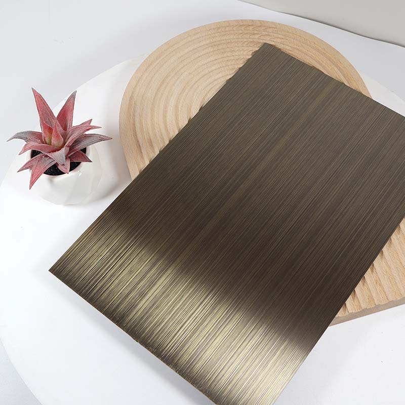 Stainless Steel Antique Bronze Shiny Sheet