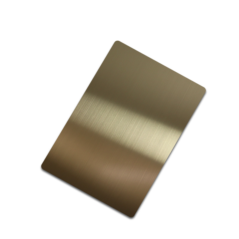 Stainless Steel Hairline Bronze Shiny AFP Sheet