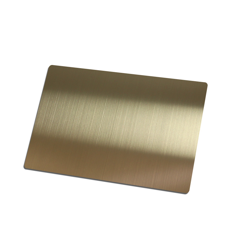 Stainless Steel Hairline Bronze Shiny AFP Sheet