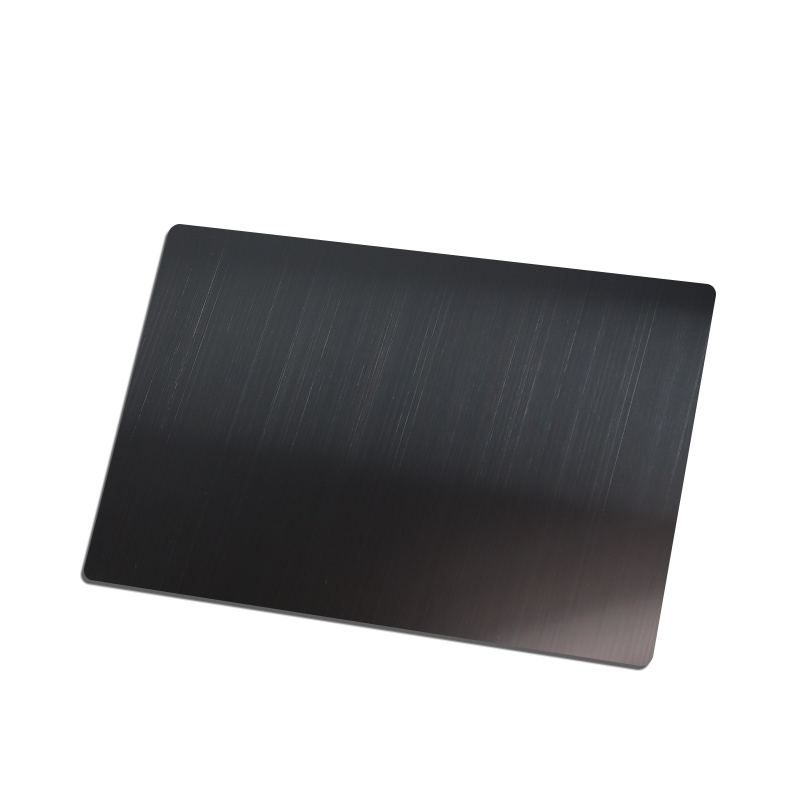 201 Stainless Steel Hairline Chemical Black Shiny AFP Sheet