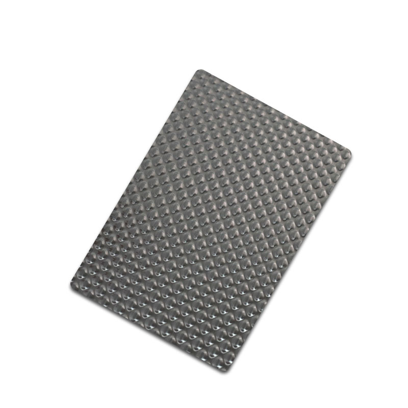 Stainless Steel Hairline PVD Black Shiny AFP Big Water Beads Sheet