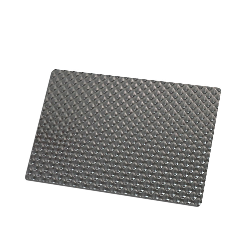 Stainless Steel Hairline PVD Black Shiny AFP Big Water Beads Sheet