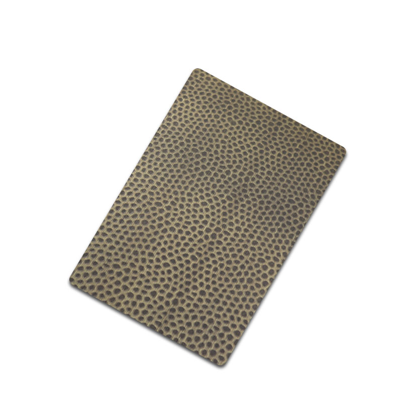 Stainless Steel Hariline Honeycomb-A Antique Bronze Sheet