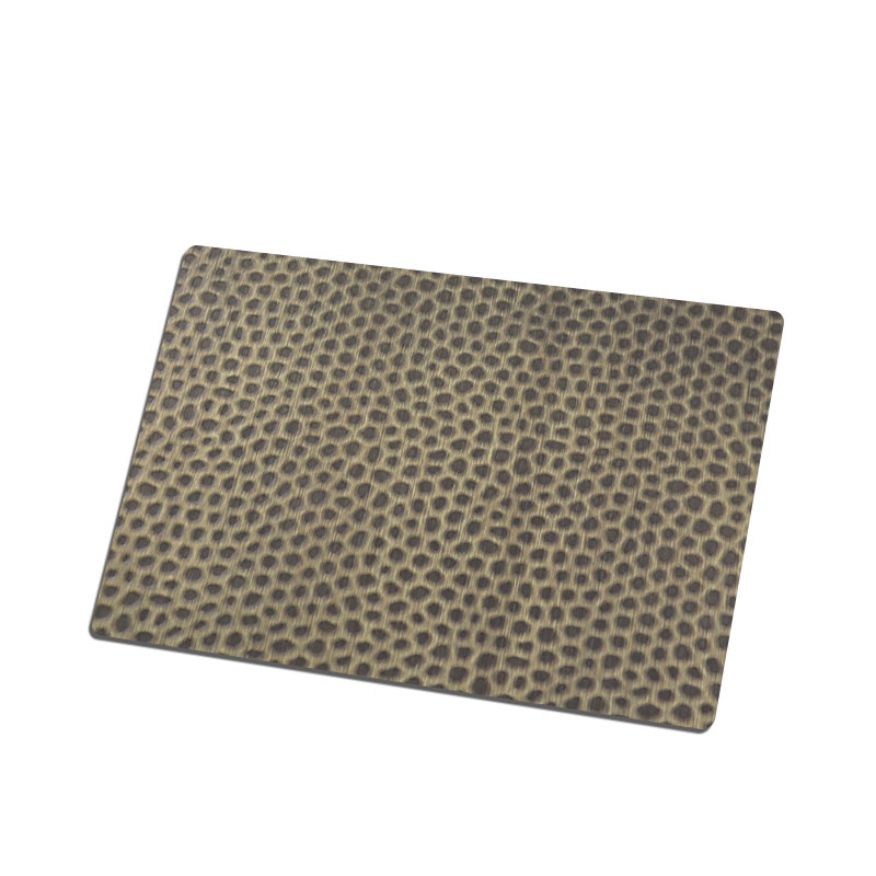 Stainless Steel Hariline Honeycomb-A Antique Bronze Sheet