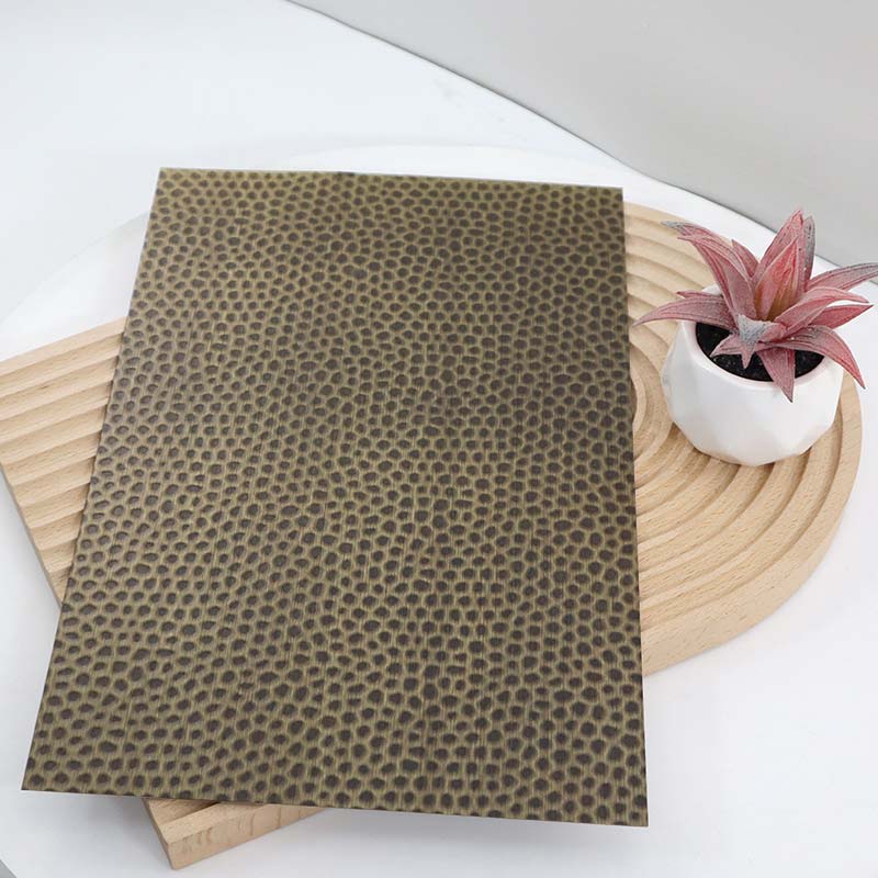 Stainless Steel Hariline Honeycomb-A Antique Bronze Sheet