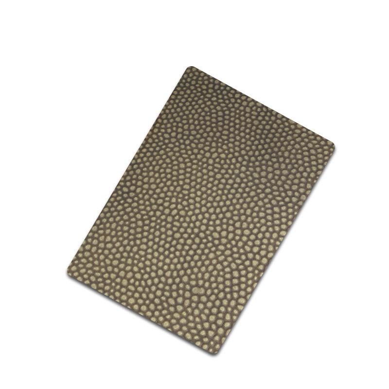 Stainless Steel Vibration Honeycomb-B Antique Brass Sheet