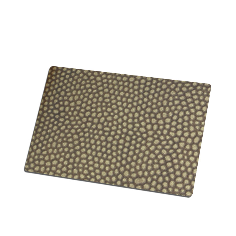 Stainless Steel Vibration Honeycomb-B Antique Brass Sheet