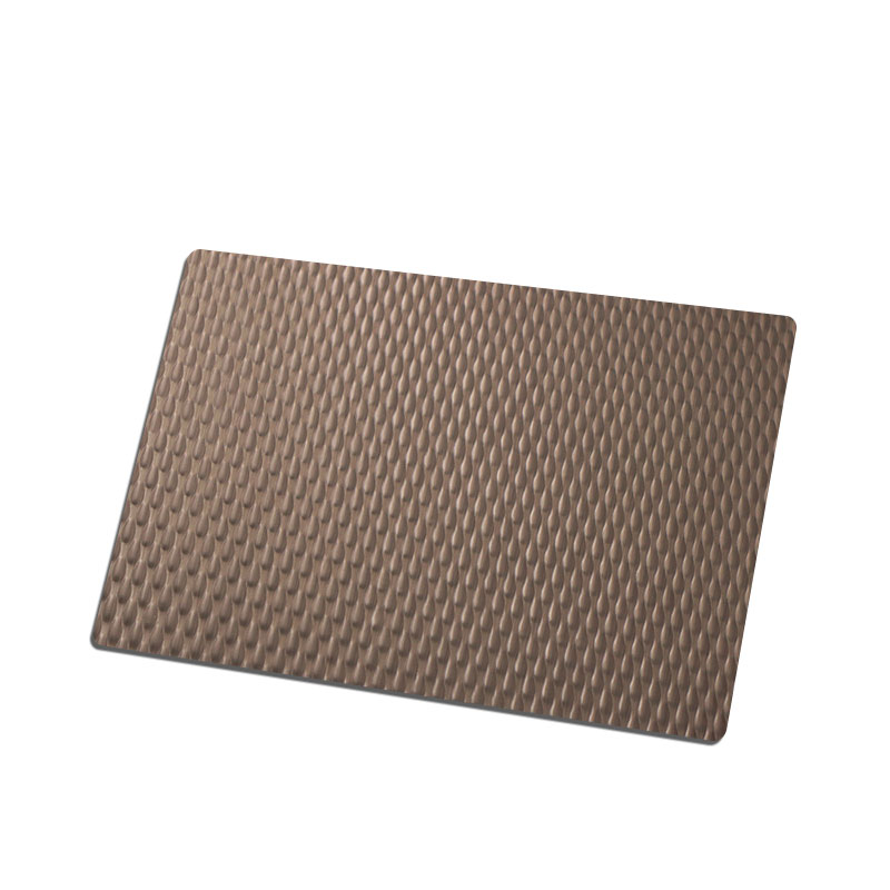 Stainless Steel Hairline Brown Shiny AFP 5WL Sheet