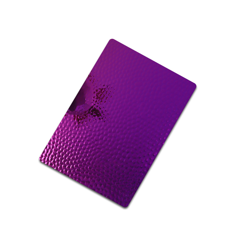 Stainless Steel Mirror Purple Honeycomb-B Sheet