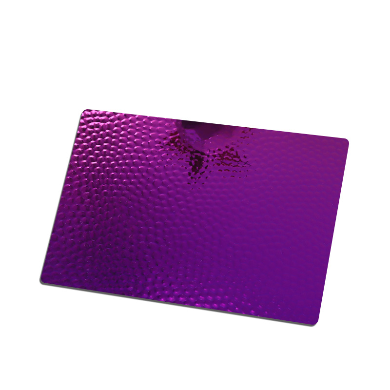 Stainless Steel Mirror Purple Honeycomb-B Sheet