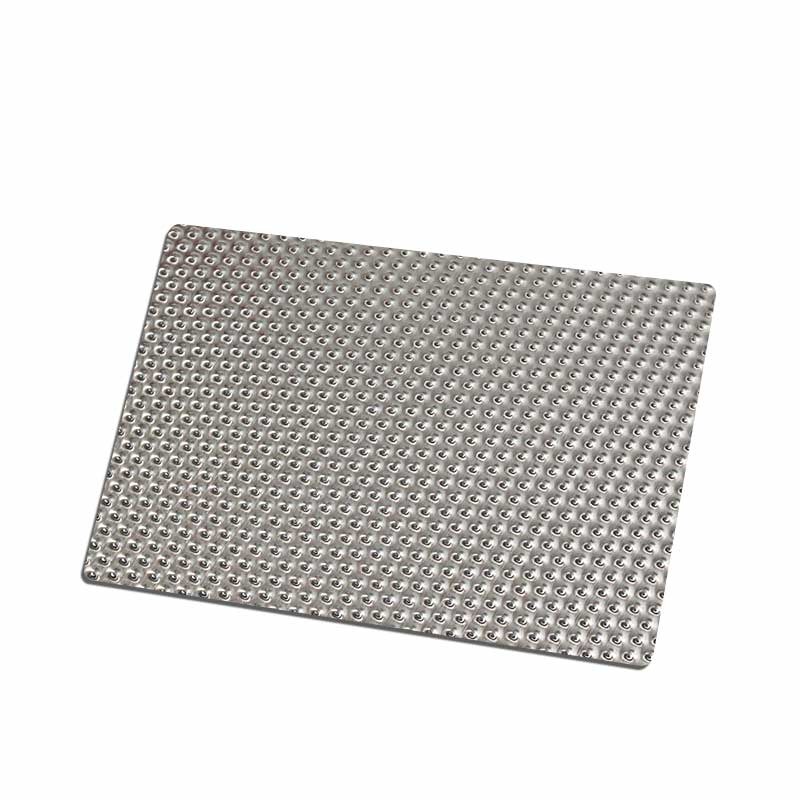 Stainless Steel Hairline Small Dots Sheet