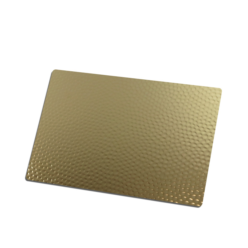 Stainless Steel Mirror Champange Gold Honeycomb-A Sheet