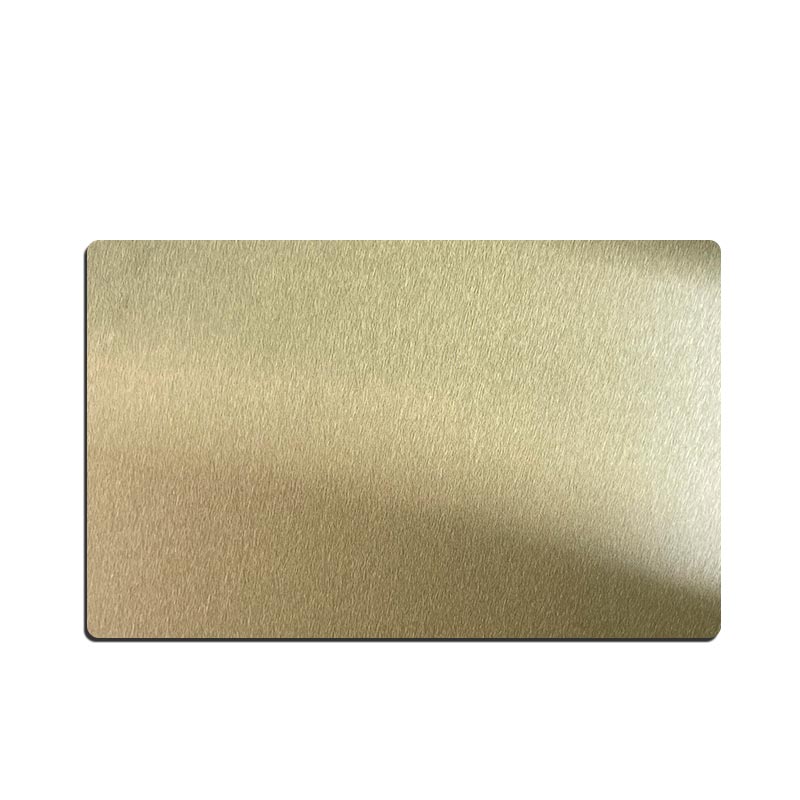 Stainless Steel NO.4 Bronze Shiny AFP Sheet