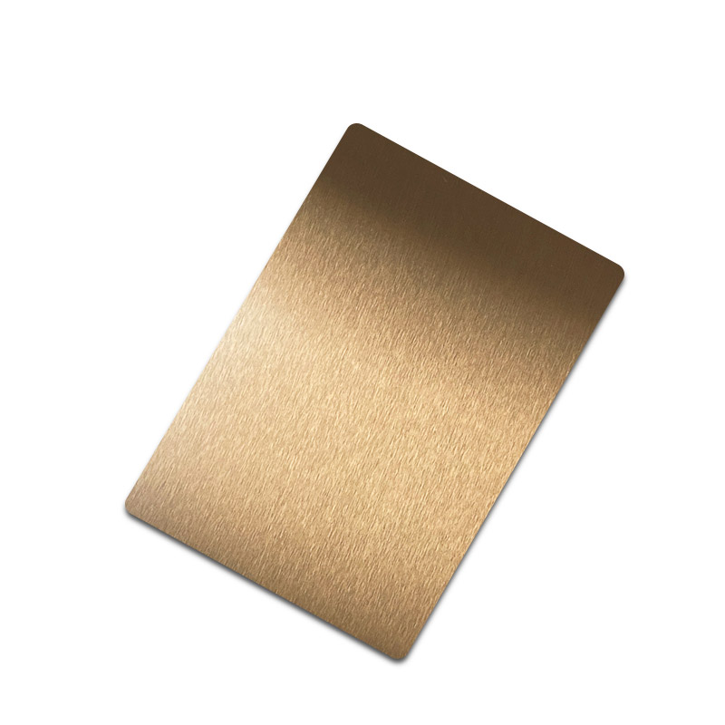 Stainless Steel NO.4 Rosegold Shiny AFP Sheet