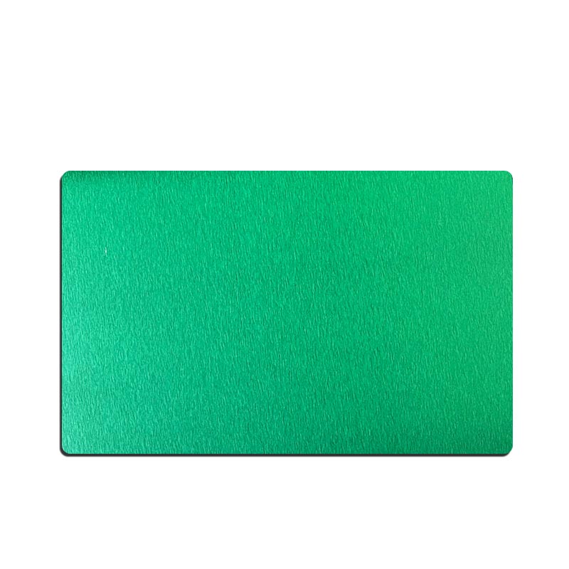 Stainles Steel NO.4 Green Shiny AFP Sheet