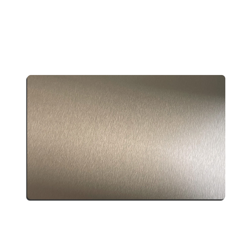 Stainless Steel NO.4 Tea Gold Shiny AFP Sheet