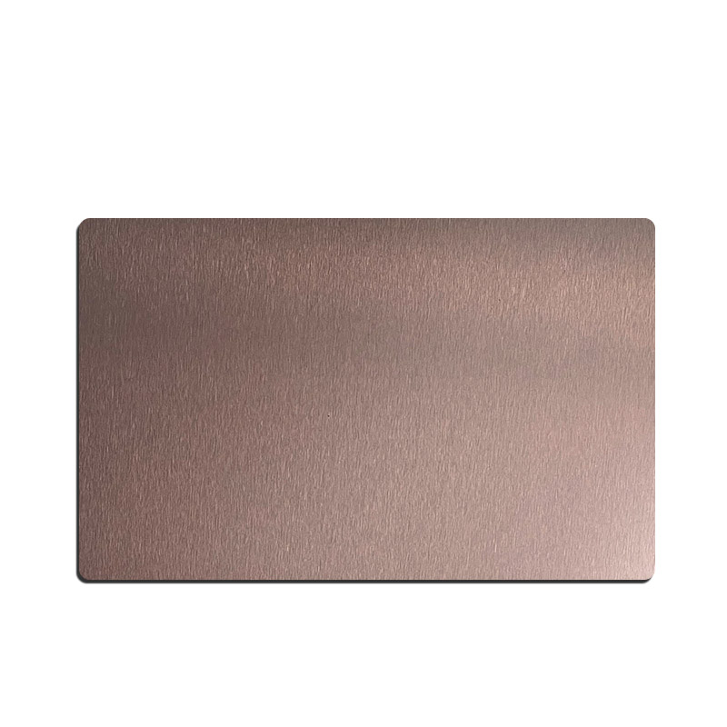 Stainless Steel NO.4 Brown Shiny AFP Sheet