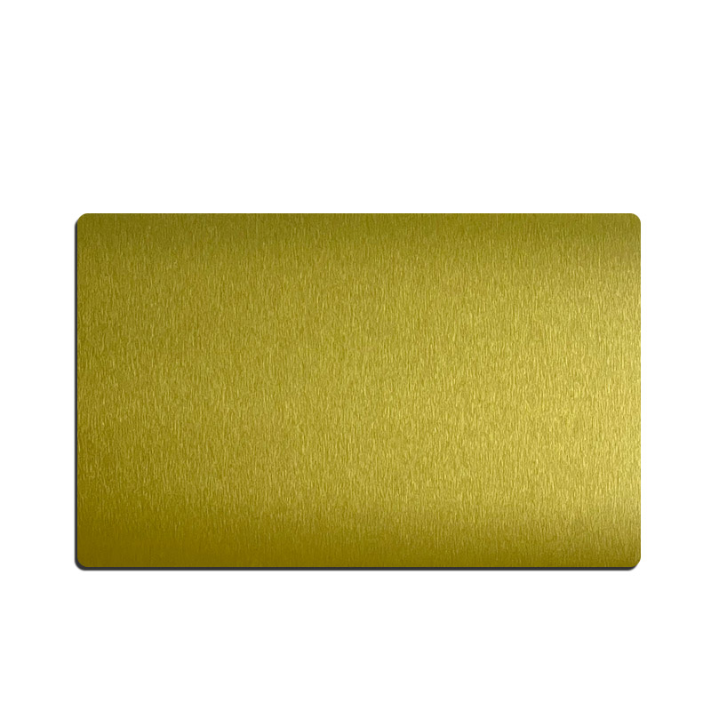 Stainless Steel NO.4 K-gold Shiny AFP Sheet