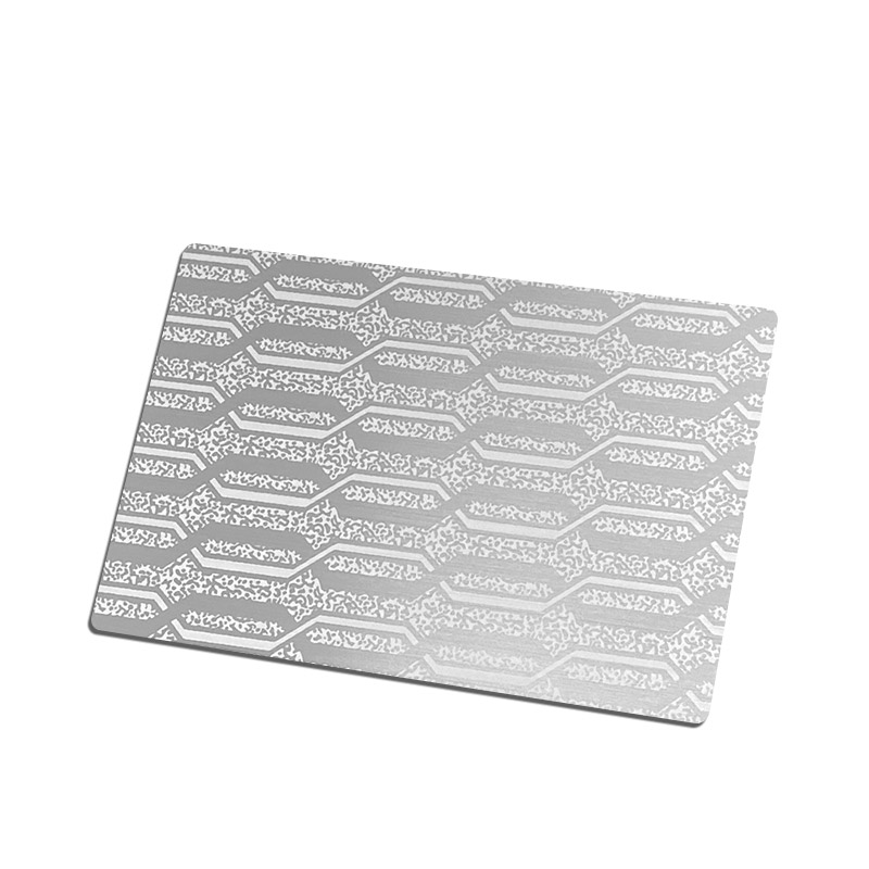 Stainless Steel Hairline Etched Sheet A