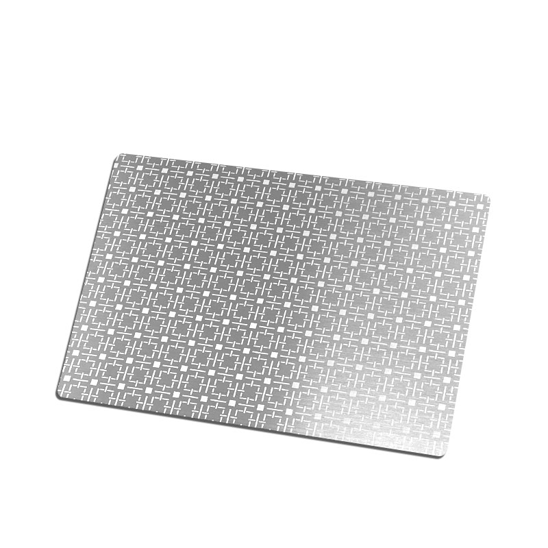 Stainless Steel Hairline Etched Sheet C