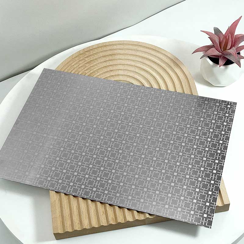 Stainless Steel Hairline Etched Sheet C