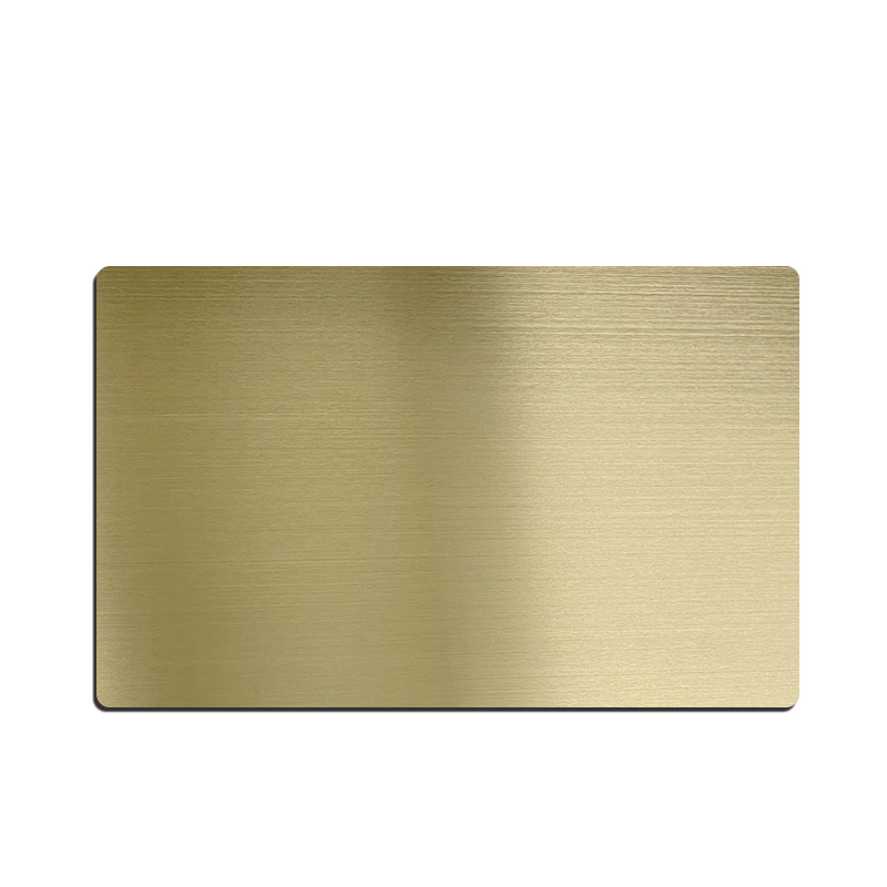 Stainless Steel Hairline Champange Gold Sheet