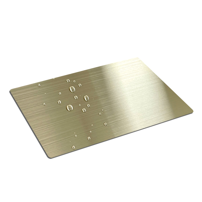 Stainless Steel Hairline Bronze Sheet