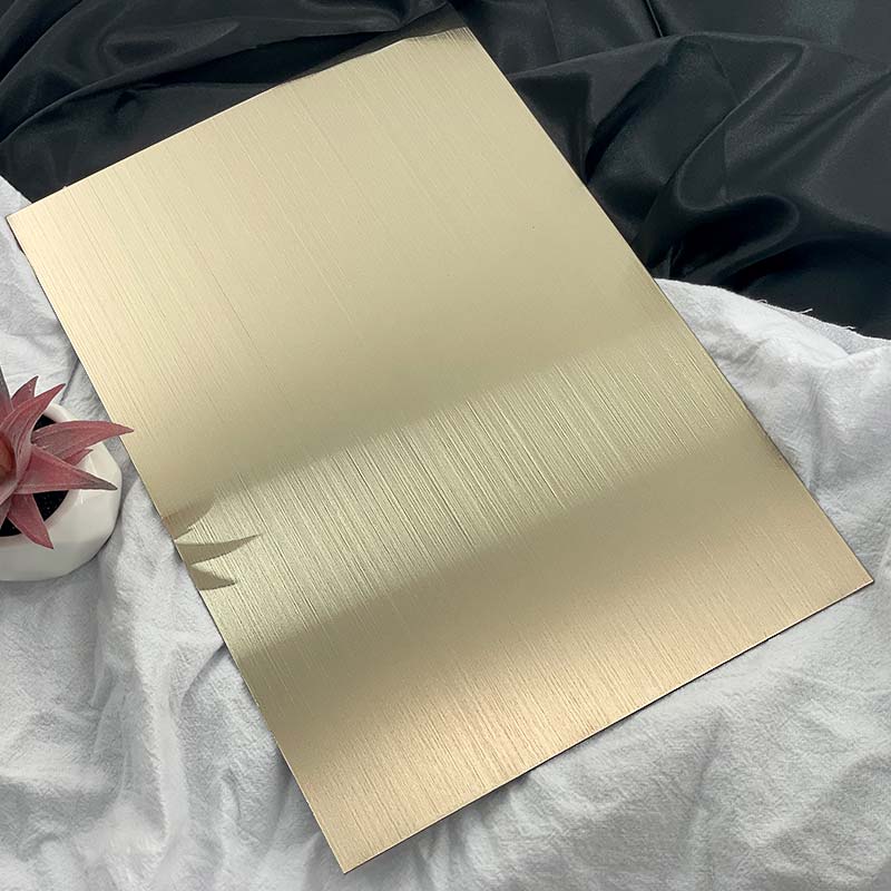 Stainless Steel Hairline Bronze Sheet