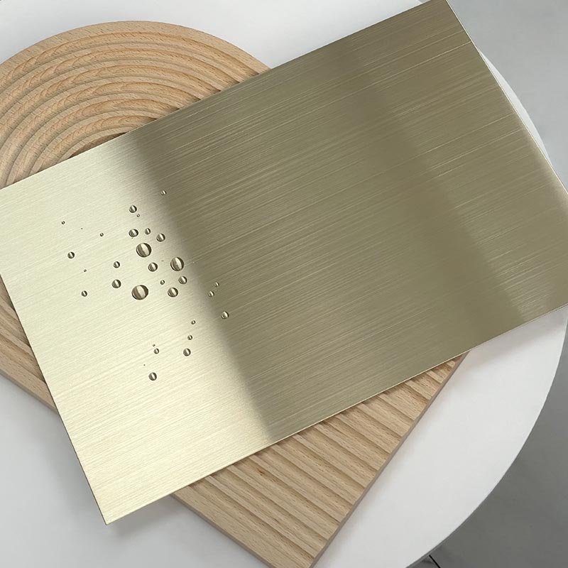 Stainless Steel Hairline Bronze Sheet