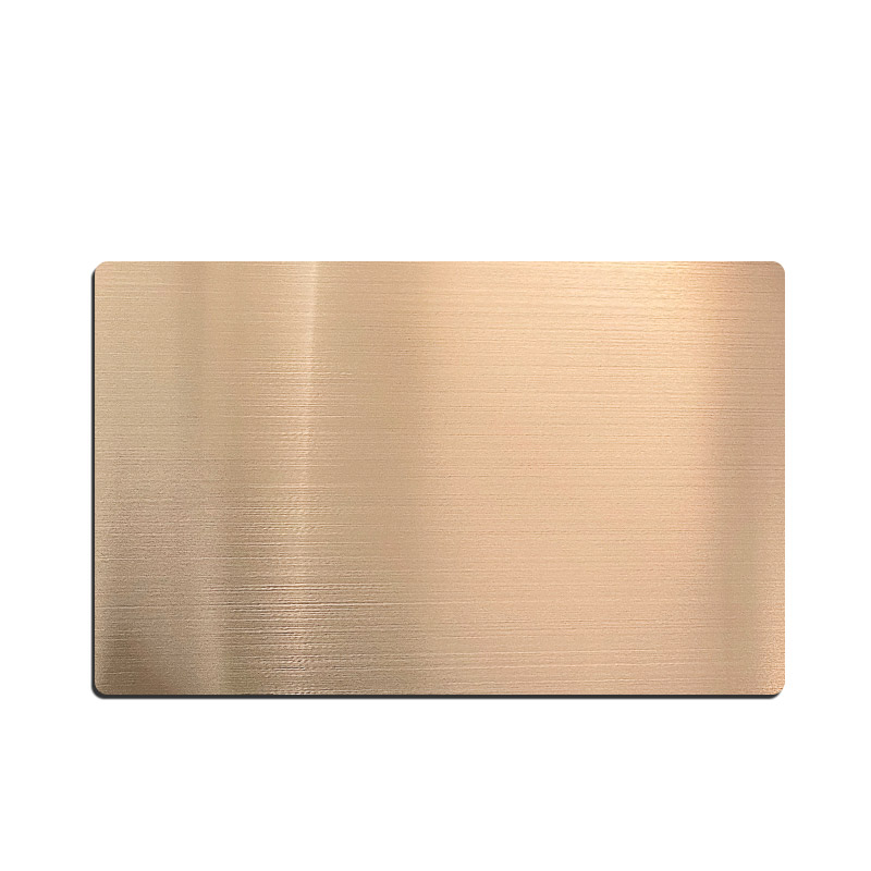 Stainless Steel Rosegold Hairline Sheet