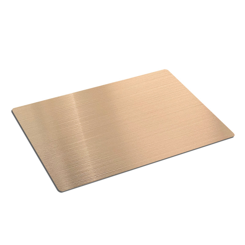 Stainless Steel Rosegold Hairline Sheet