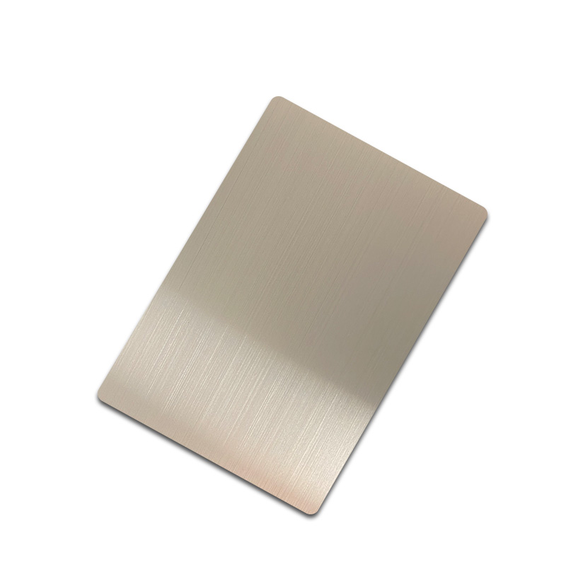 Stainless Steel Hairline Copper Sheet