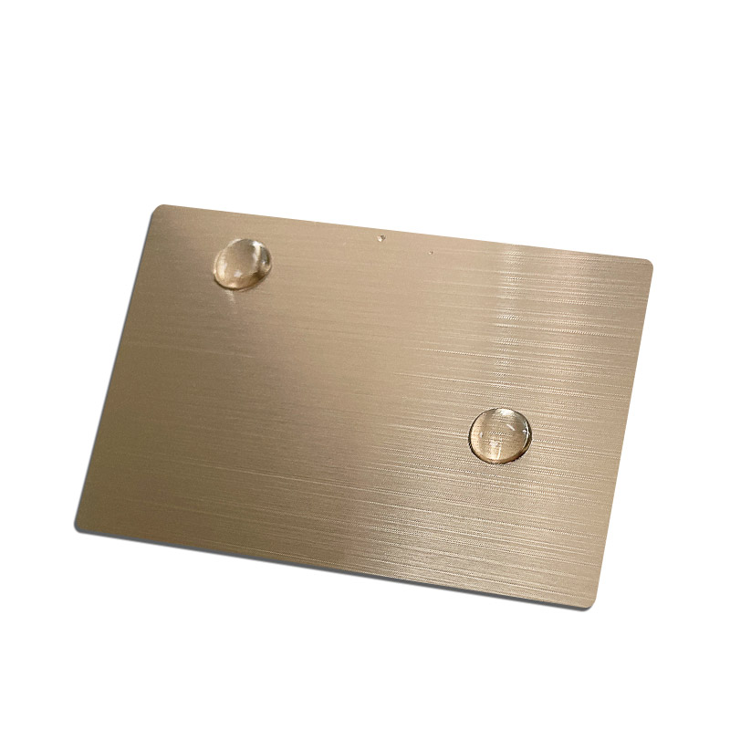 Stainless Steel Hairline Copper Sheet