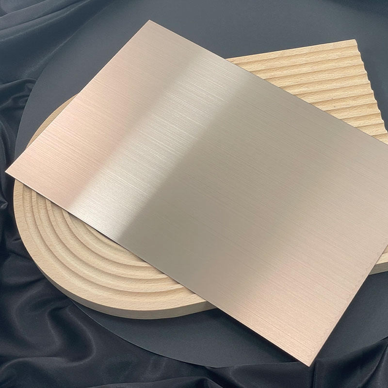 Stainless Steel Hairline Copper Sheet