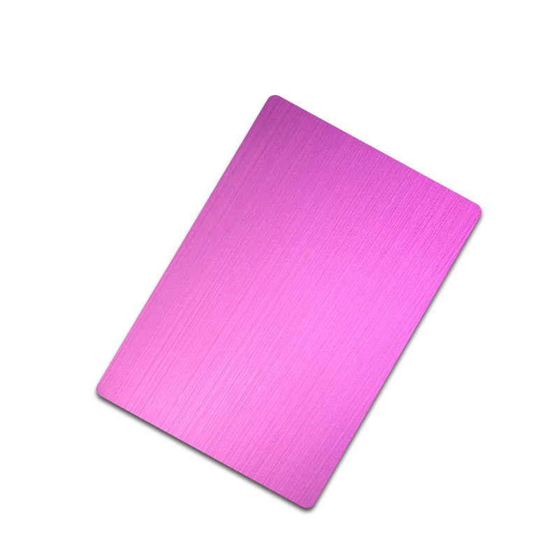 Stainless Steel Hairline Pink Sheet