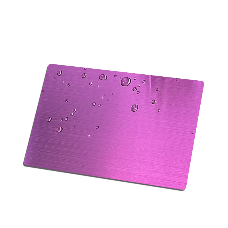 Stainless Steel Hairline Pink Sheet