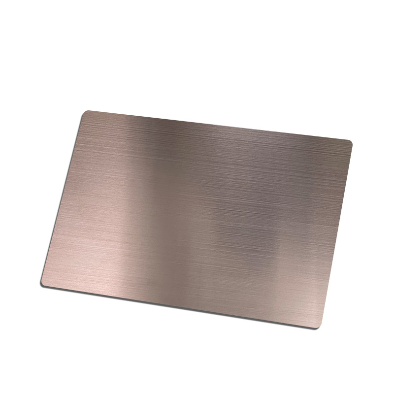 Stainless Steel Hairline Brown Sheet