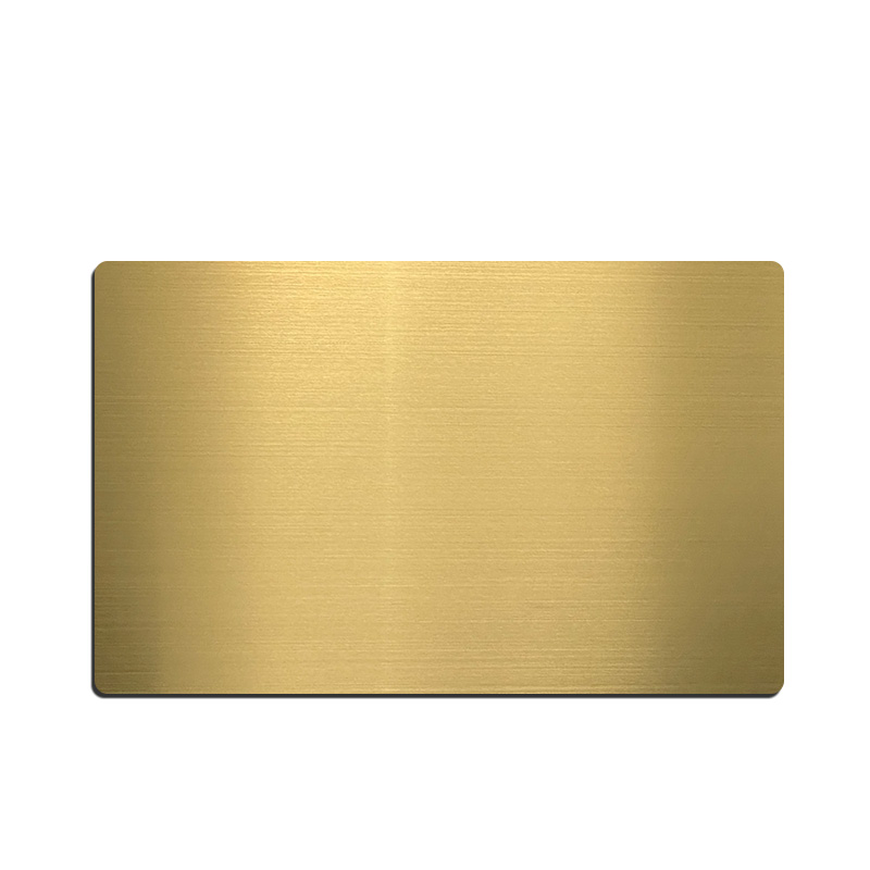 Stainless Steel Hairline Brass Sheet