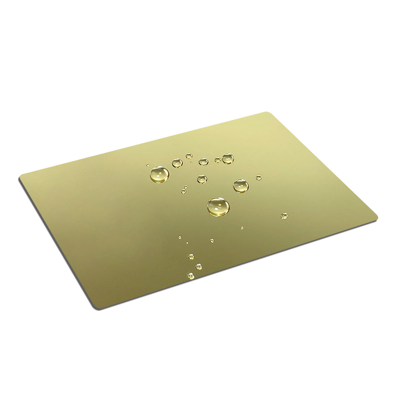 China Factory Stainless Steel Mirror Gold Sheet