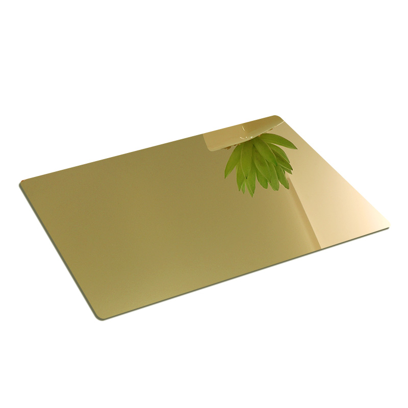 Stainless Steel Mirror Champange Gold Sheet