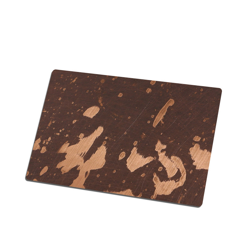 Stainless Steel Archaize Vibration Red Copper-B Sheet