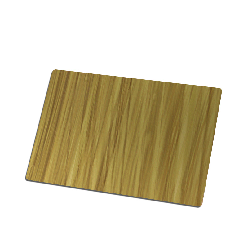 Stainless Steel Archaize Hairline Brass-B Sheet