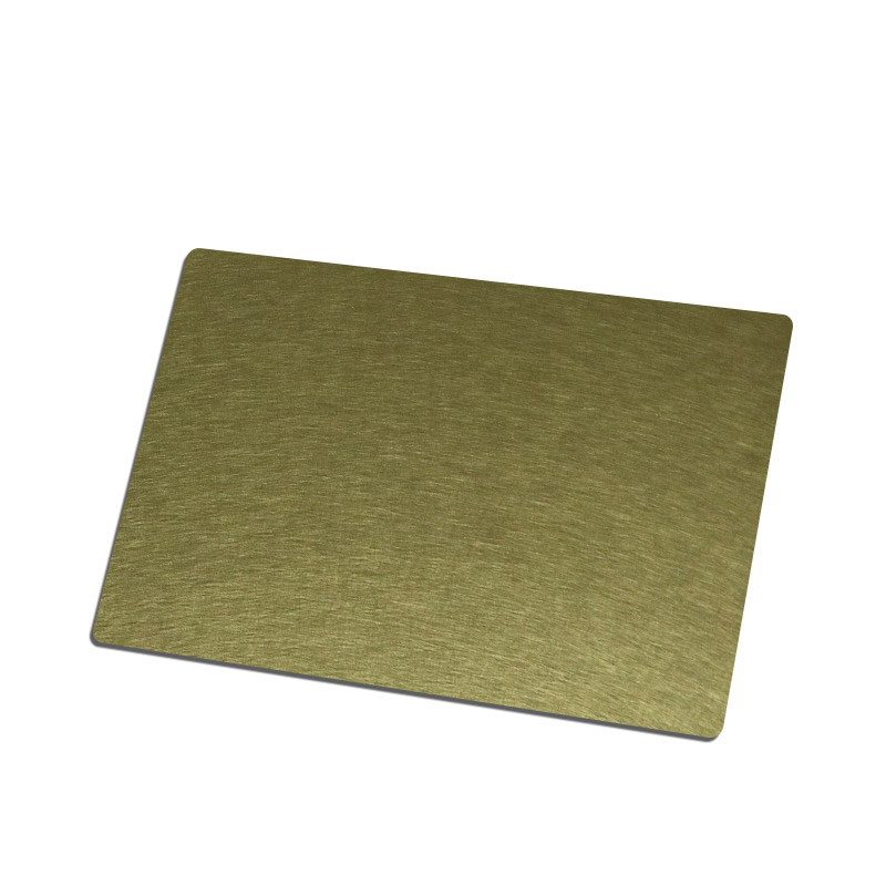 Stainless Steel K-gold Vibration Matt AFP Sheet