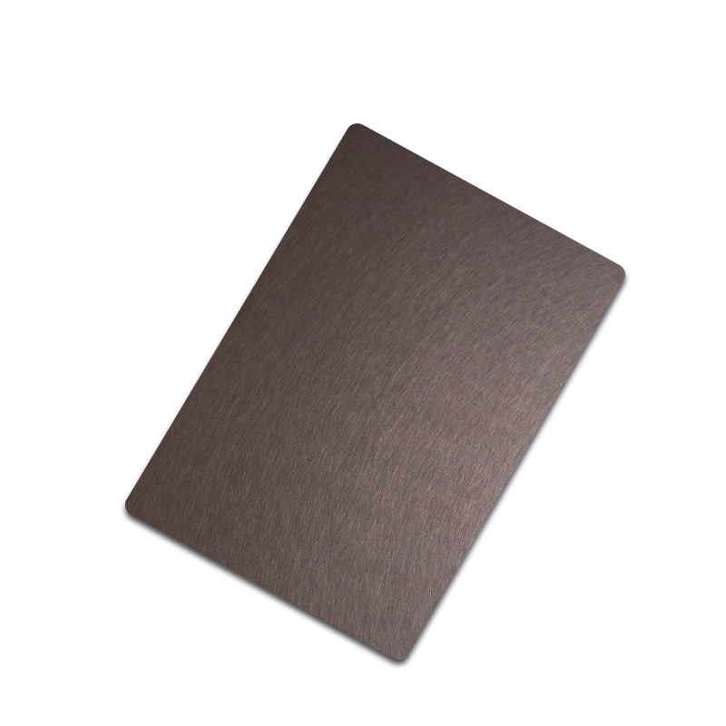 Stainless Steel Vibration Brown Matt AFP Sheet