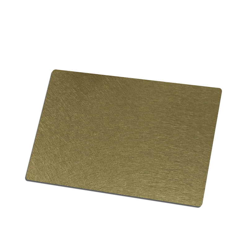 Stainless Steel Hairline Gold Shiny AFP Sheet